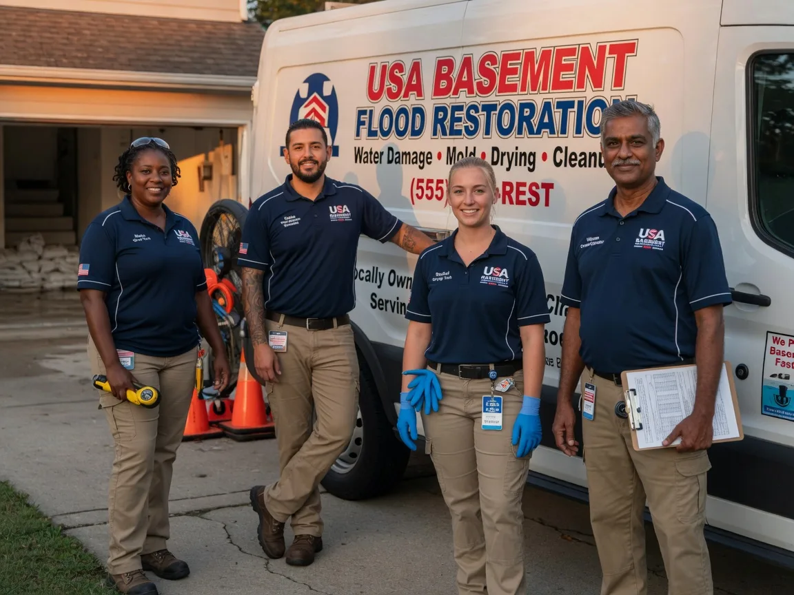 Basement Flood Cleanup company in Maunie, IL